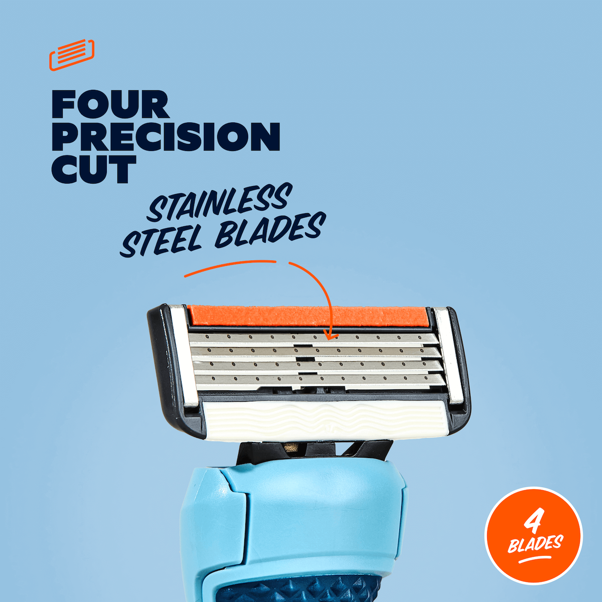 Shave 4 Razor The Classic 4 Blade Razor – Dollar Shave Club CA